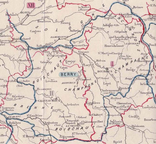 carte du berry